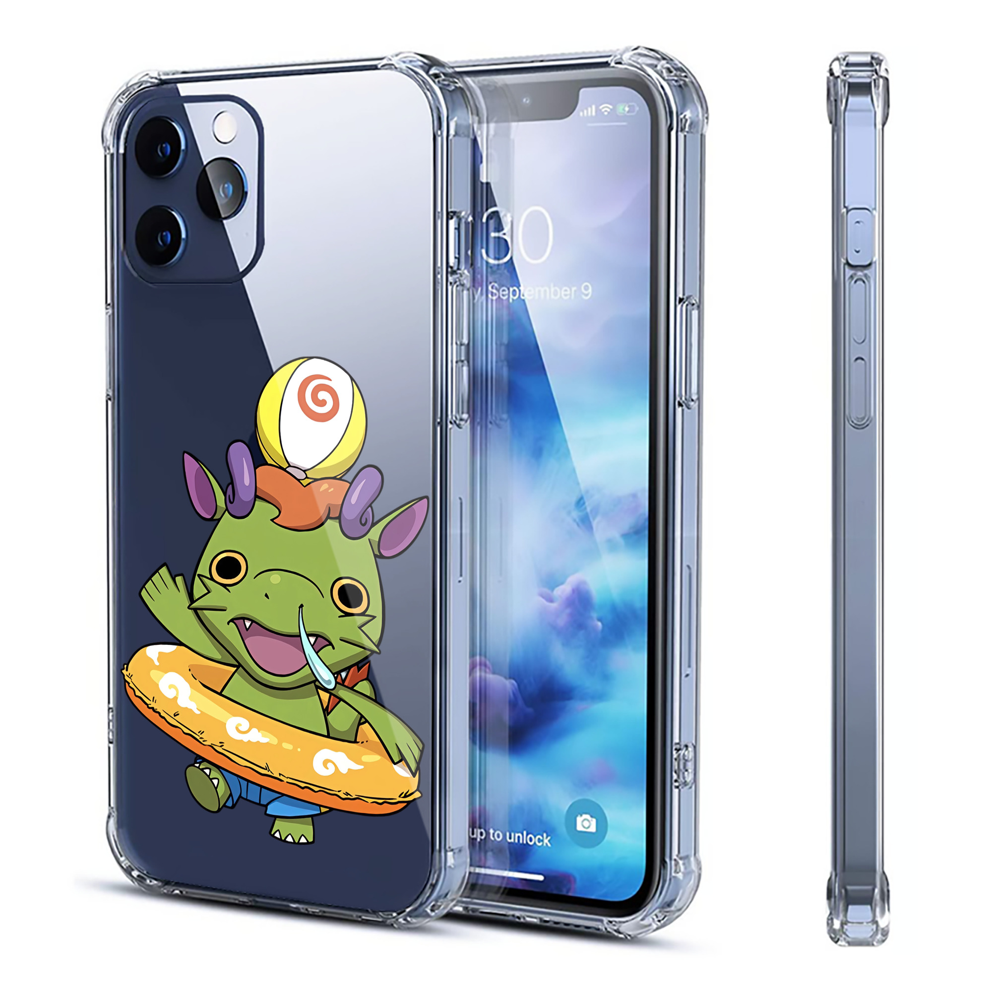 （画像用） 妖怪ウォッチ Yo-kai Watch 【iPhone 12シリーズ対応】透明スマホケース（クリアソフトケース）